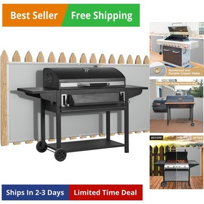 Heat Shield Behind Grill Heat Shield Mat for Deck Fence, Railing, Grill and R...