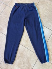 NEW AVIATOR NATION 5 Stripe Sweatpants Size Medium Navy