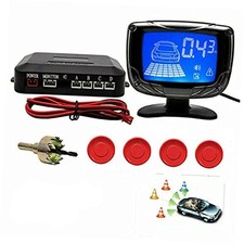4 LED Car Parking Radar Sensor Buzzer Alarm Backup Reverse System Kit