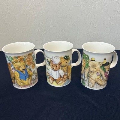 Dunoon teddy bear mug 3 pieces