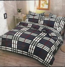 4 Piece Complete Bedding Set Soft Breathable All Season Comfort UK Sizes
