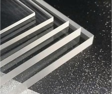 Clear Acrylic Plexiglass Sheet 100x100-300x300mm Transparent PMMA Board 1-20mm