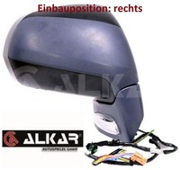 Alkar 6126858 AußEnspiegel Rechts Spiegel AußEn FüR Citroen