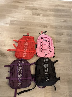Supreme Reign 23 Daypack Backpack 23L Black Zipper Elastic Pocket Logo