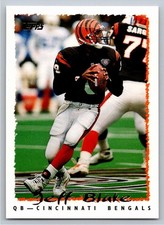 1995 Topps - Jeff Blake #265 Cincinnati Bengals Football Card Rookie RC NFL. rookie card picture