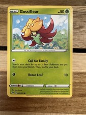 Gossifleur Pokémon trading card, number 020/202 from the Sword & Shield