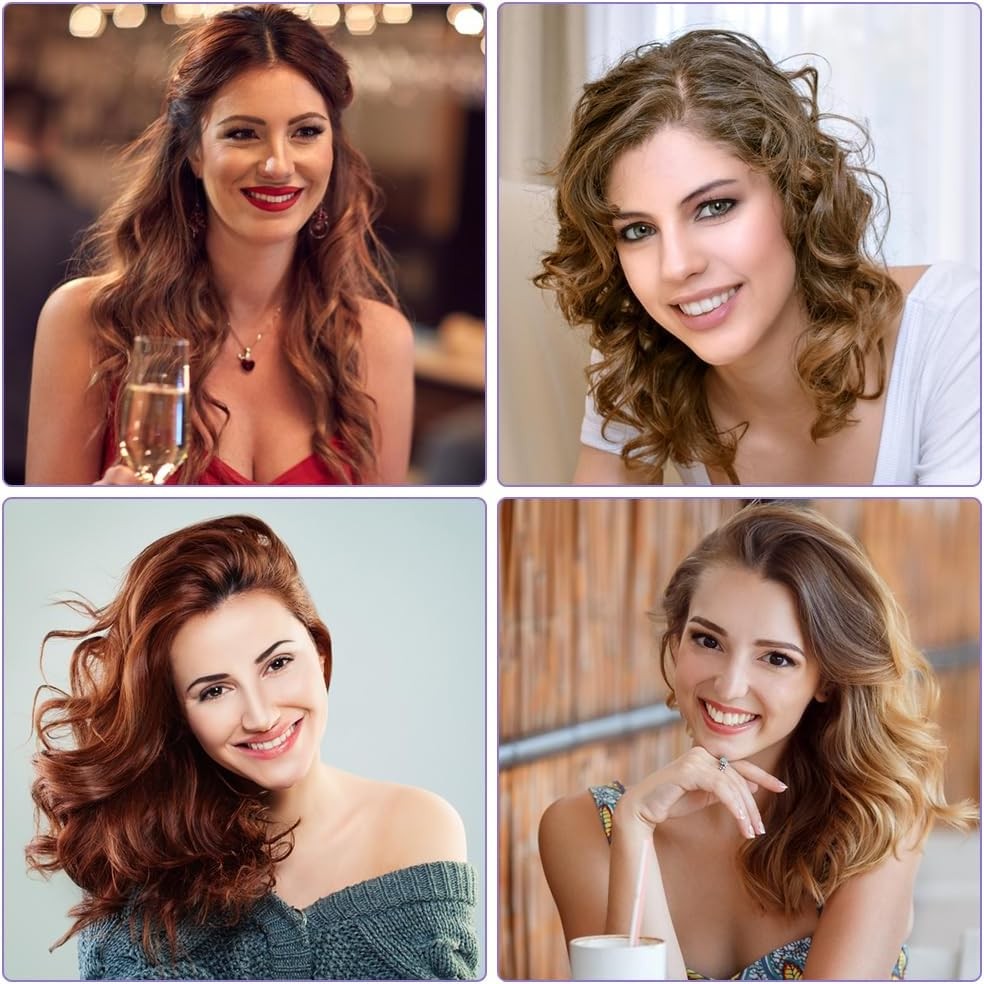 Romantic Egg Roll Curling Iron French Egg Roll Big Wave Curler Hair Styling UK