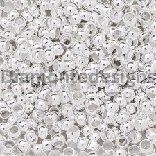 2.5mm Round Crimp Beads Jewellery Findings Craft Silver Plated Gold Plated ML