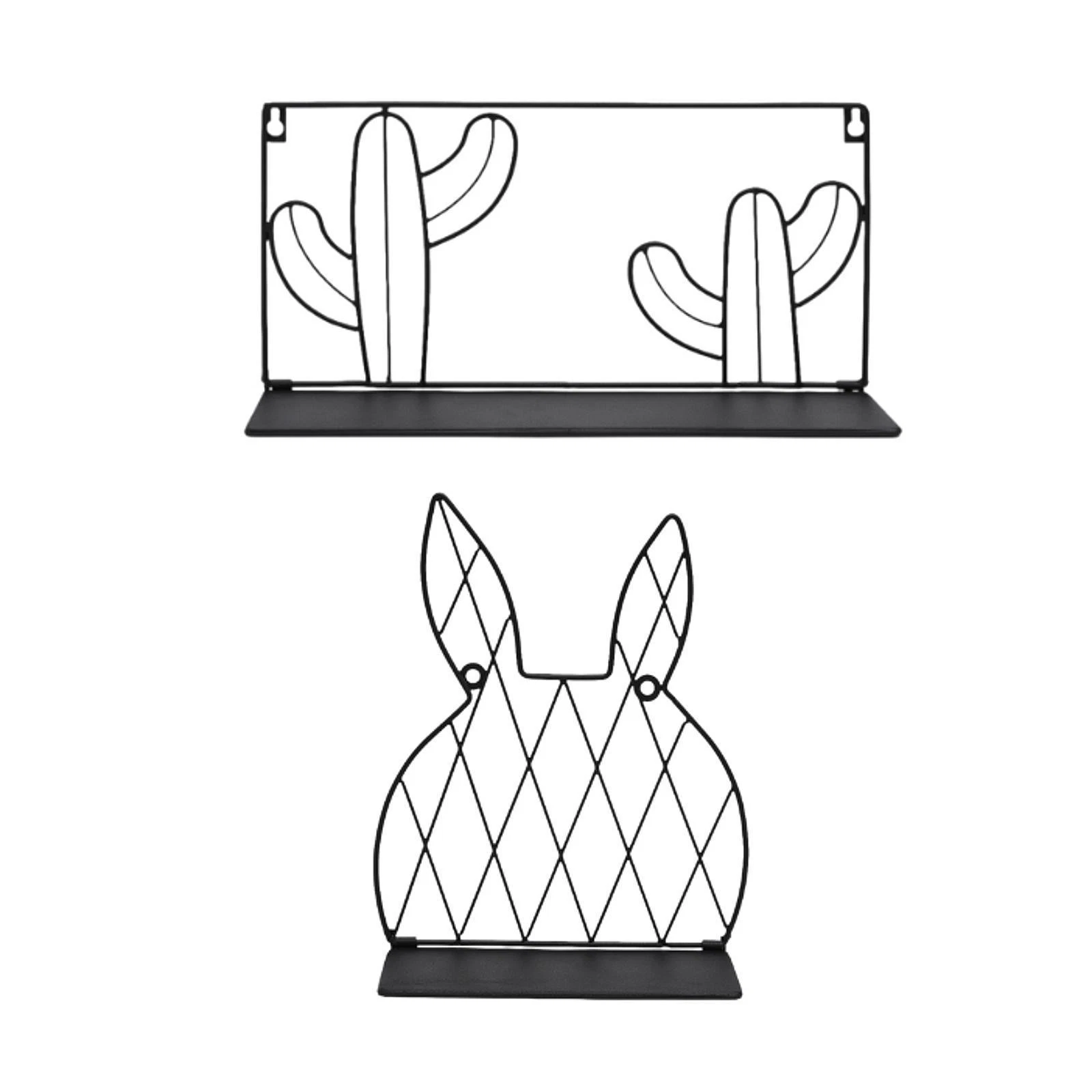 Wall Display Shelf Floating Shelves Wall Holder for Bathroom Study Balcony