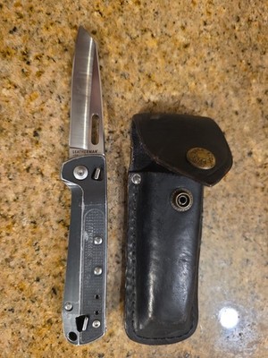 LEATHERMAN FREE K2 KNIFE WITH TOOLS Leather Sheath 