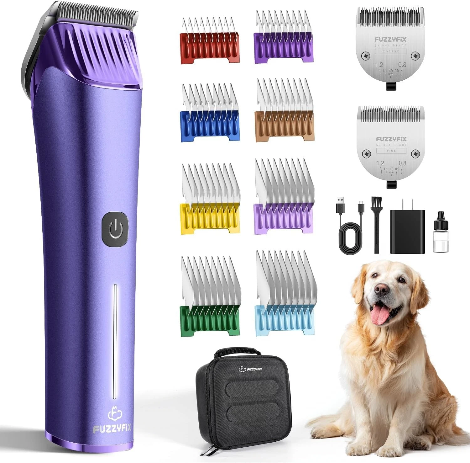 5 in 1 Adjustable Pet Clipper Cordless 2 Speed