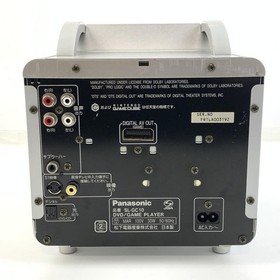 Panasonic Q SL-GC10 Gamecube DVD Game Player Simple Tested As Is 9765 HJ