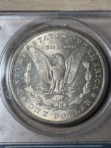 1900 Morgan Silver Dollar PCGS MS63 OGH Rattler Holder - Picture 4 of 4