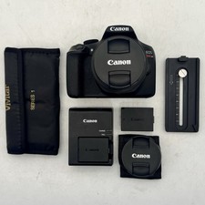 Canon EOS REBEL T6 18.0MP Digital SLR Camera w/ Lens, 2 Batteries, Charger