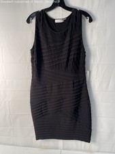 NWT Calvin Klein Women's Black Sheath Dress, Sz. 12