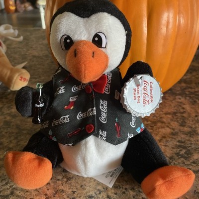 Cavanagh Plush ..... Penguin in Holiday Vest Coca Cola