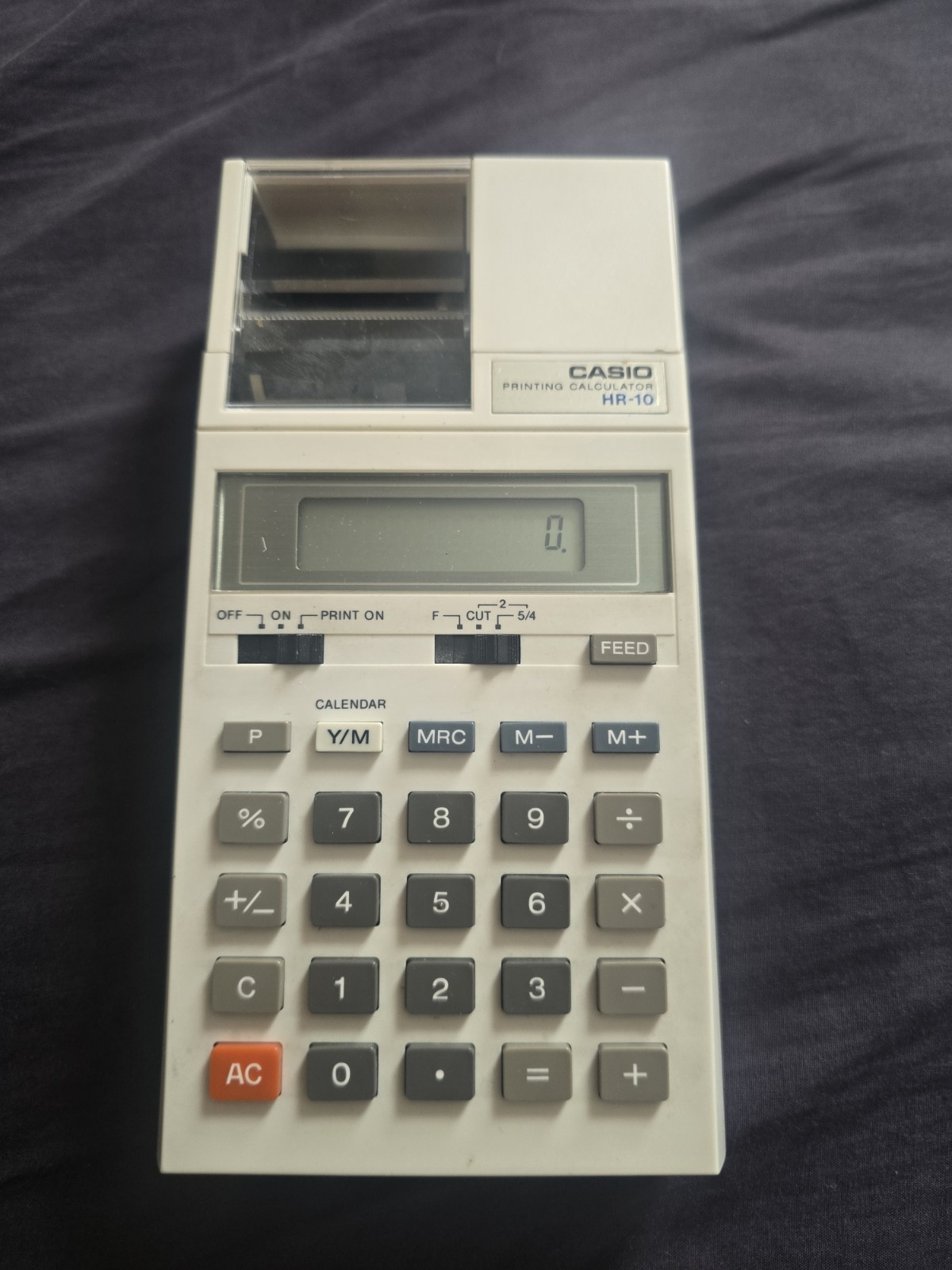 Vintage Casio HR-10 Printing Calculator