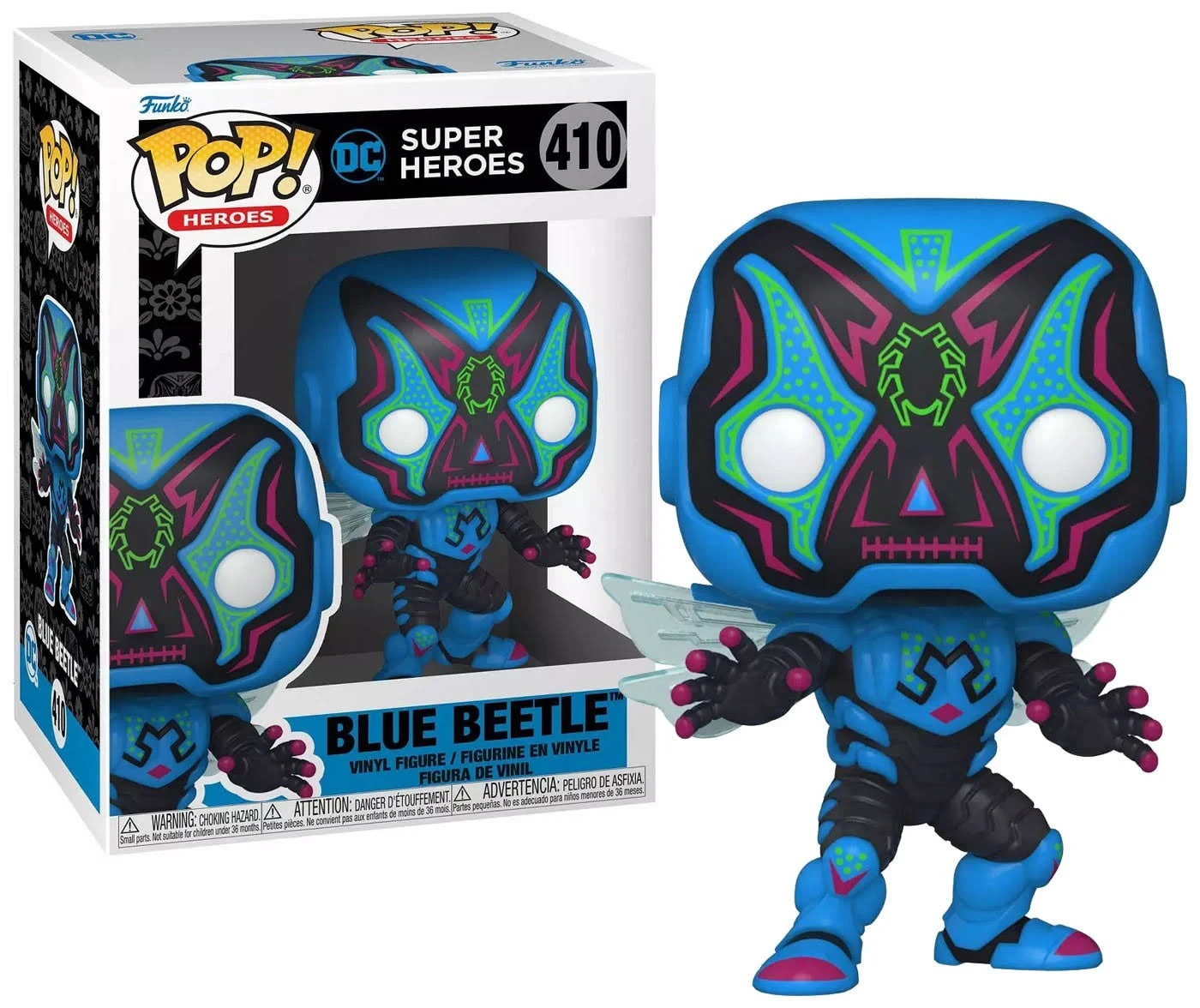 Sale Funko Pop! Dc Comics Blue Beetle 410 Heroes Vinyl Figure Figure In Box