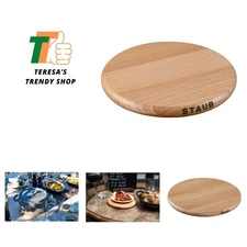 Magnetic Wooden Trivet 16.5 cm - Safe Hot Dish Handler with Elegant Design