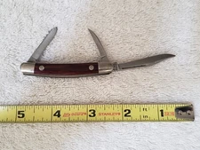 Western W244 3-Blade Pocketknife- No Box - Made In USA