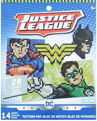 Dc Justice League Perler Bead Pattern Pad 28 Patterns
