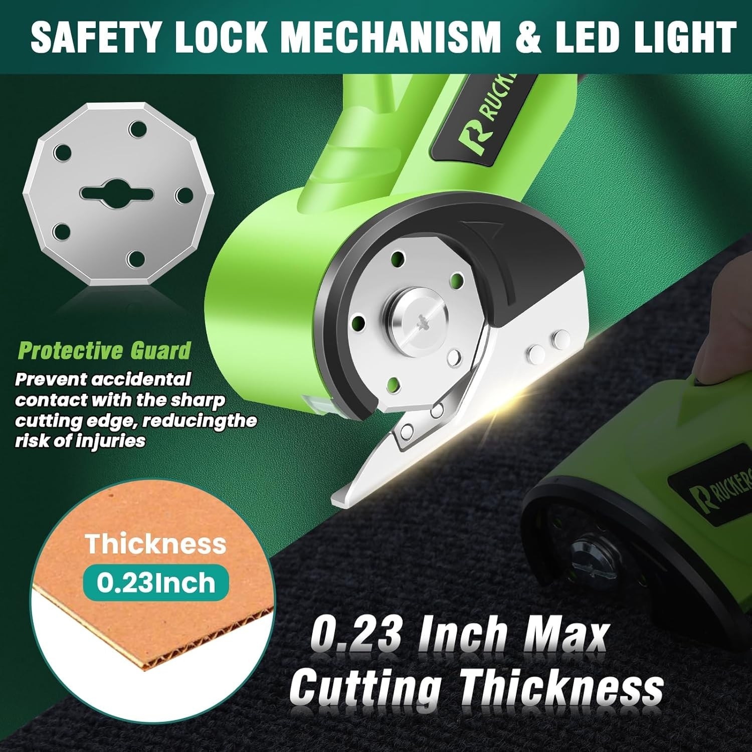 Cordless Rechargeable Rotary Cutter Electric Scissor Cardboard Box Cut 4V