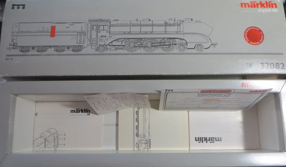 Märklin H0 37082 Dampflok BR 10 001 der DB Digital Sound fx Neu in OVP - Bild 4 von 4
