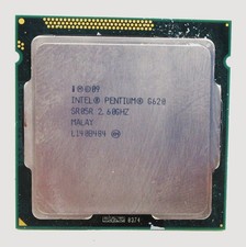 INTEL Pentium G 620 Processor @ 2.60GHz 512KB Cache 5 GT/s DMI LGA1155 SR05R