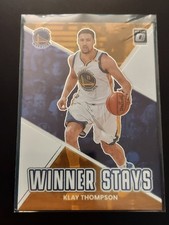 2022-23 Donruss Optic Basketball Klay Thompson Winner Stays Insert #1 Warriors
