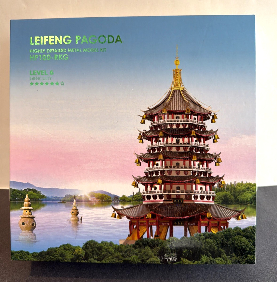 S Leifeng Pagoda Metal Model Puzzle Hp100-rkg Level 6 Dif