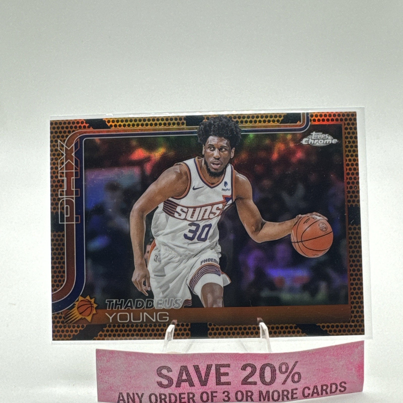 2025-26 Topps Chrome - Thaddeus Young #135 Basketball Refractor B184