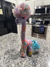Handmade Embroidered Giraffe Colorful Toy From Chiapas, Mexico