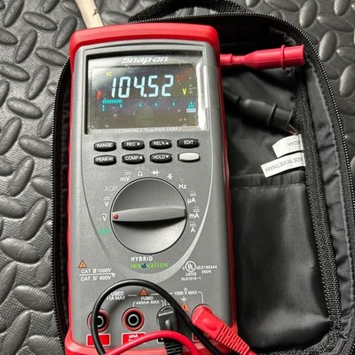 Snap-on EEDM604EJ Digital Multimeter Circuit Tester with Case 