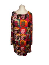 Andy Warhol X Pepe Jeans Pop Art Marilyn Monroe Rare 90’s Vintage Dress Sz Med