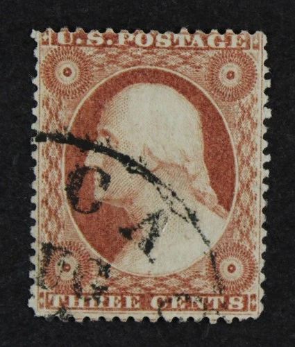 CKStamps: US Stamps Collection Scott#25 3c Washington Used