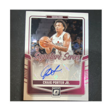Panini 2024-25 Donruss Optic Craig Porter Jr Signature Series Auto SS-CPJ