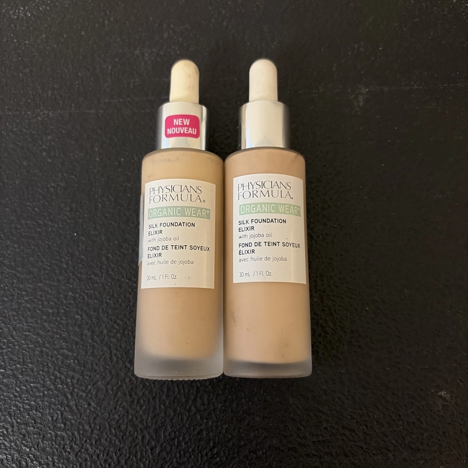 PACK OF 2 Physicians Formula Organic Wear Foundation Elixir-Fair-to-Light 02