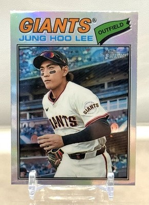 2026 Topps Heritage JUNG HOO LEE Chrome Refractor- #171 Giants