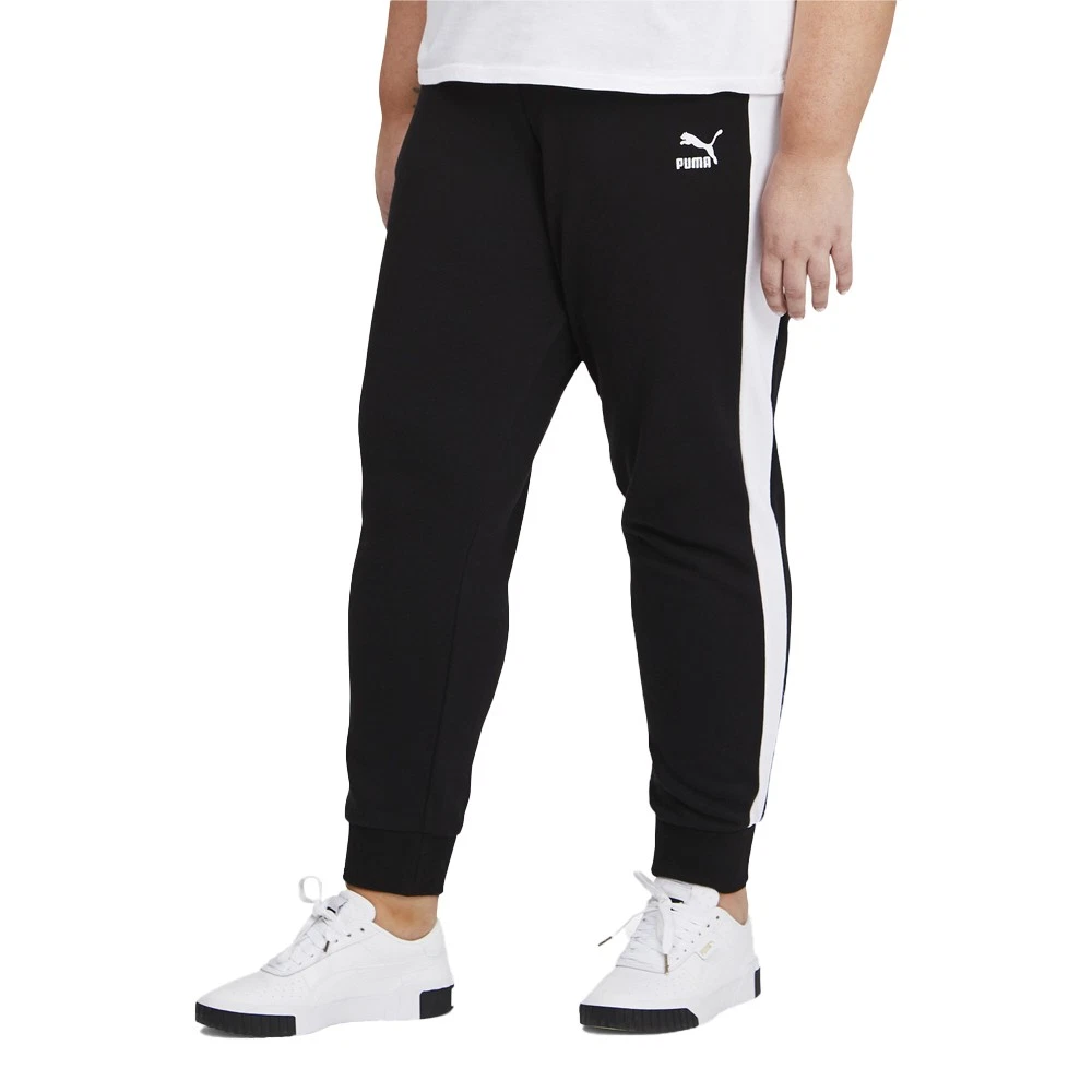 Pantaloni da pista Puma Iconic T7 donna neri casual sportivi 58946401