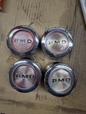 1969 Pontiac Pmd Red Rally Ii Center Caps
