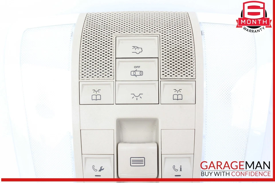 Conjunto de lâmpada 12-15 Mercedes X204 GLK350 C350 C63 AMG cúpula aérea bege - Imagem 2 de 4