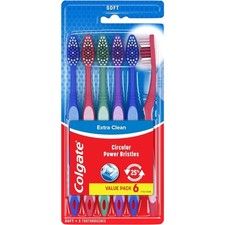 Soft Toothbrush for Adults Extra Clean Gentle Bristles 6 Pack Oral Care