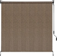 Vertical Awning Shade Retractable Outdoor Roller Blind Hand Crank Privacy Screen