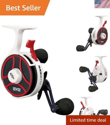 Revolutionary FreeFall Trigger Ice Fishing Reel - Left-Handed, Rugged Durability