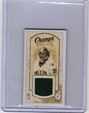 MARTY TURCO 09/10 CHAMPS CHAMP'S MINI THREADS JERSEY #MT Game-Used Hockey Card