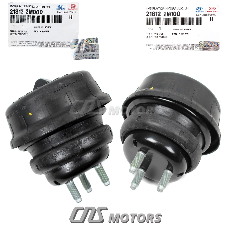 GENUINE Front Hydraulic Mounts LEFT & RIGHT for 10-12 Hyundai Genesis Coupe 2.0L Foto 2 de 3