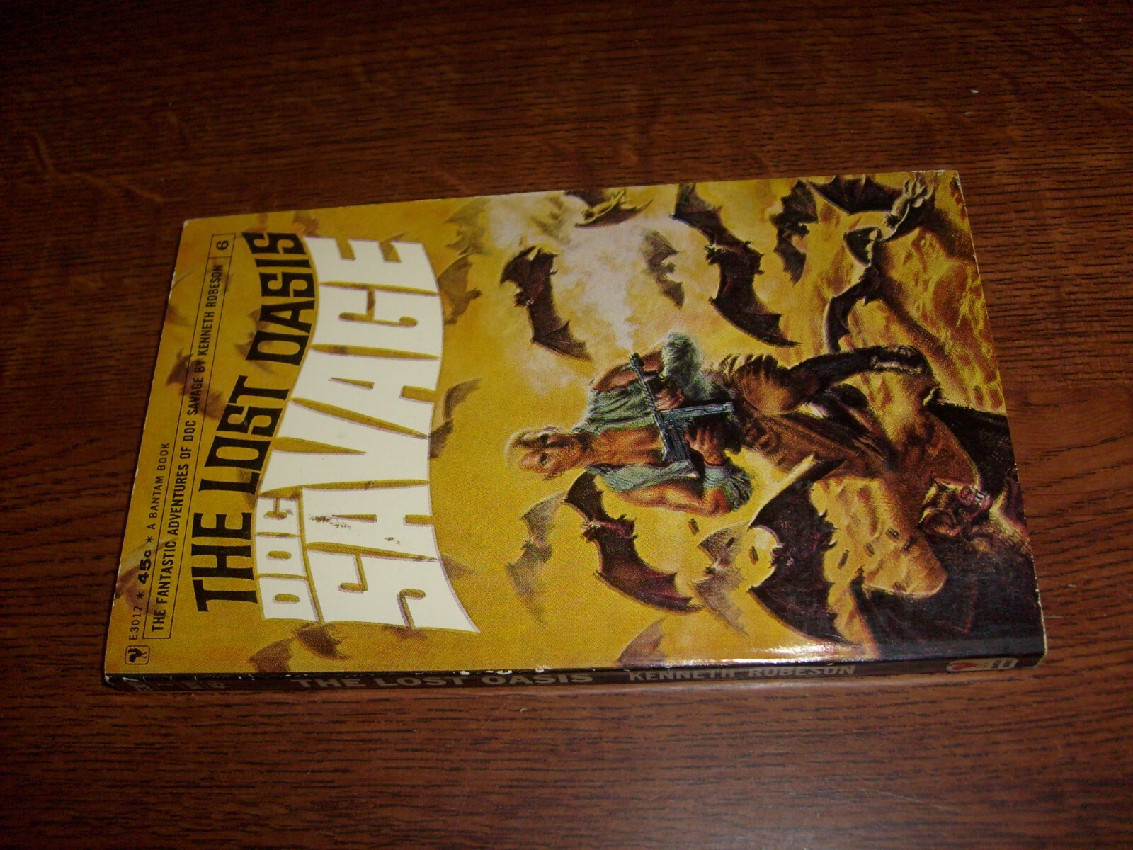 DOC SAVAGE BANTAM PAPERBACK #6, THE LOST OASIS, 1st PRINT, VERYFINE+