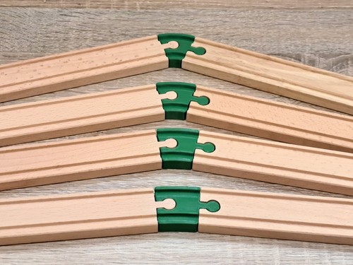 Train Track Stress Relief Angles for Wooden Railways - Picture 8 of 11