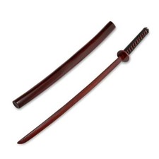 Wooden Martial Arts Roped Bokken With Scabbard Cherry Oak Training Aid Forms