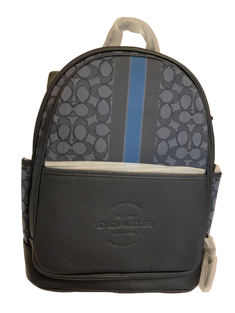 Coach Thompson Backpack - Signature Jacquard - Varsity Stripe Coach Thompson Backpack - Signature Jacquard - Varsity Stripe